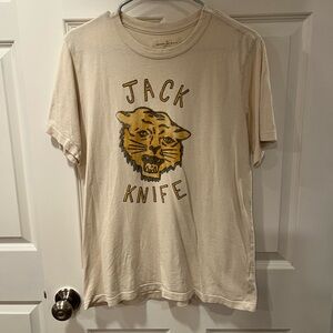 Imogene + Willie Jacknife Cream Graphic T-Shirt